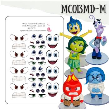 Olhos Resinados - Divertidamente - M