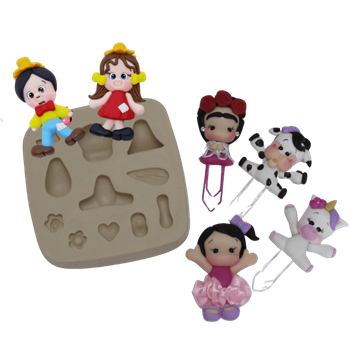 Molde de silicone Pequeninos - cód 300