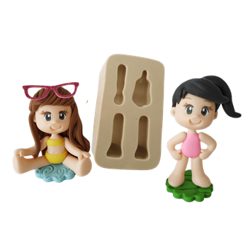 Molde de Silicone Pernudinhos Paixão