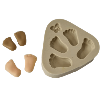 Molde de Silicone Pezinhos Paixão - Cód 1180
