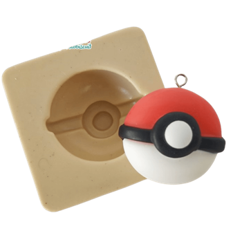 Molde de Silicone Poke Paixão Bola
