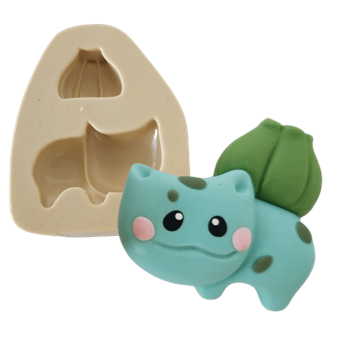 Molde de Silicone Poke Paixão Bulbassauro