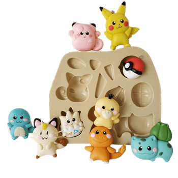 Molde de Silicone Poke Paixão Combo - Cód 571