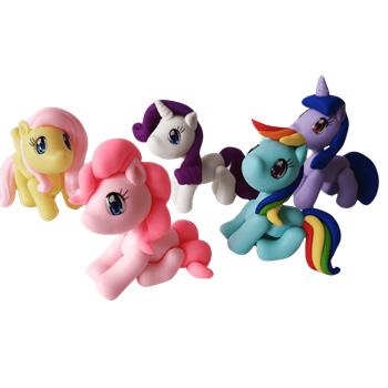 Molde de Silicone Poney Paixão P