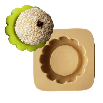 Molde de silicone Porta docinhos flor - cód 264