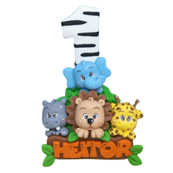 Molde de silicone Reino animal mini cód 215
