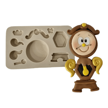 Molde de Silicone Relógio Encantada Luxo Paixão - Cód 1177