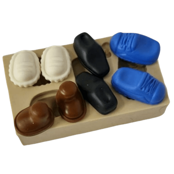 Molde de Silicone Sapatinhos Paixão - Cód 1179