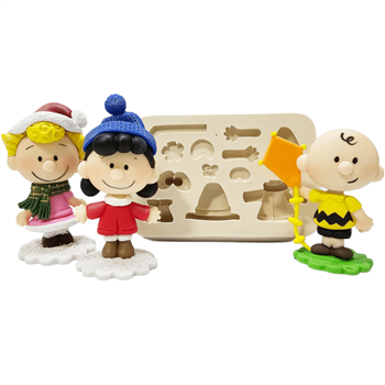 Molde de Silicone Snopaixão Acessórios Amigos Eternos - cód 1587