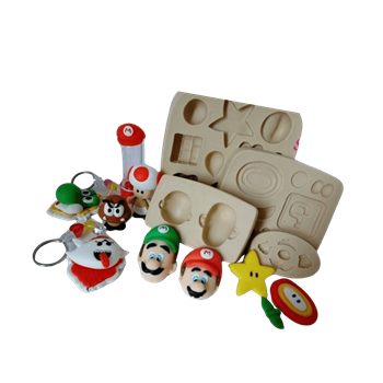 Molde de silicone Super Paixão Bross Combo - cód 282