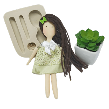 Molde de Silicone Super Tilda Paixão - Cód 492