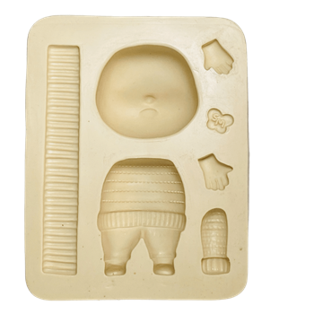 Molde de Silicone Tristeza - cod 1560