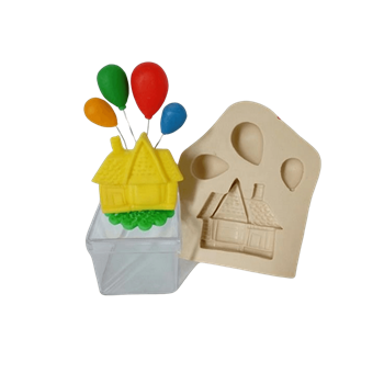 Molde de Silicone Upaixão casa - Cód 280
