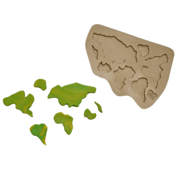 Molde de Silicone Volta ao Mundo Mapa Paixão - Cód 1204