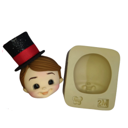 Molde de Silicone Rostinho Estilo Infantil M2 - Cód 1166