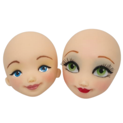 Molde de Silicone Rosto de Princesa G - Cód 758