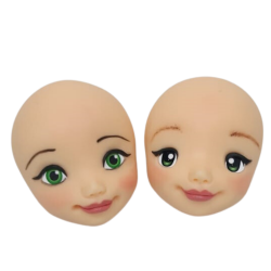 Molde de Silicone Rosto de Princesa M - Cód 757