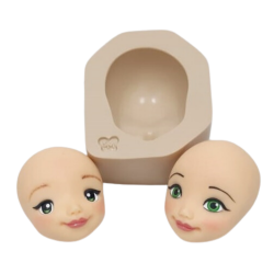 Molde de Silicone Rosto de Princesa M - Cód 757