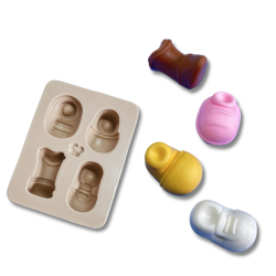 Molde de Silicone Sapatinhos do Gabi - G - Cód 1288