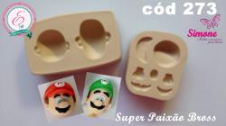 Molde de silicone Super Paixão Bross - cód 273