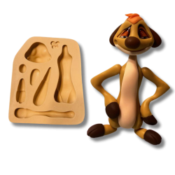 Molde de Silicone Suricato M - Cód 1254