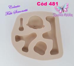 Molde de Silicone Top Artes - Cód 481