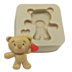 Molde de Silicone Ursinho - Cód 397