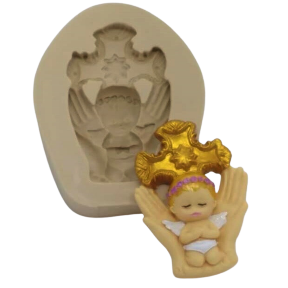Molde de Silicone Anjinho de Benção - Cód 462