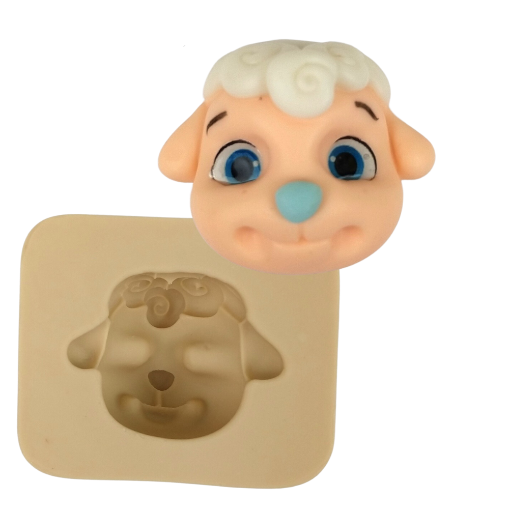 Molde de Silicone Aplique Fazendinha Ovelha