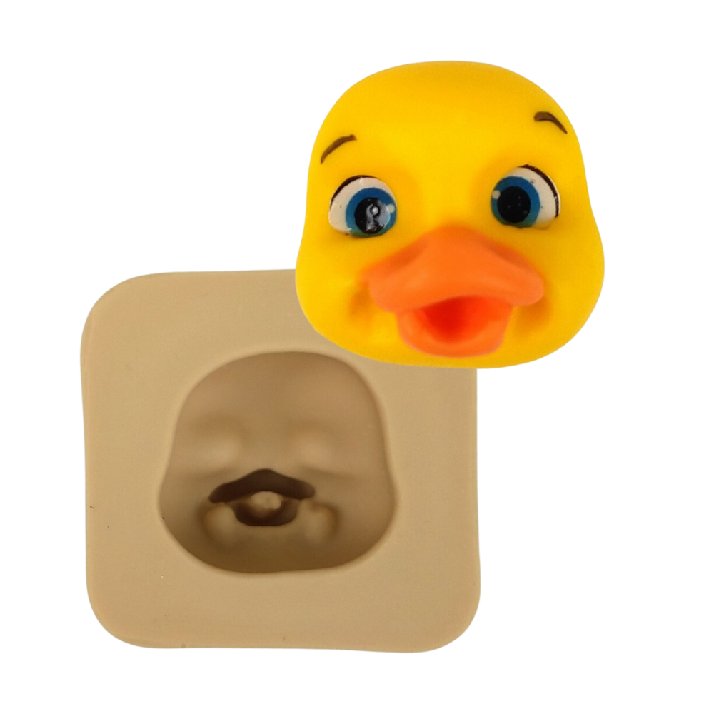 Molde de Silicone Aplique Fazendinha Patinho