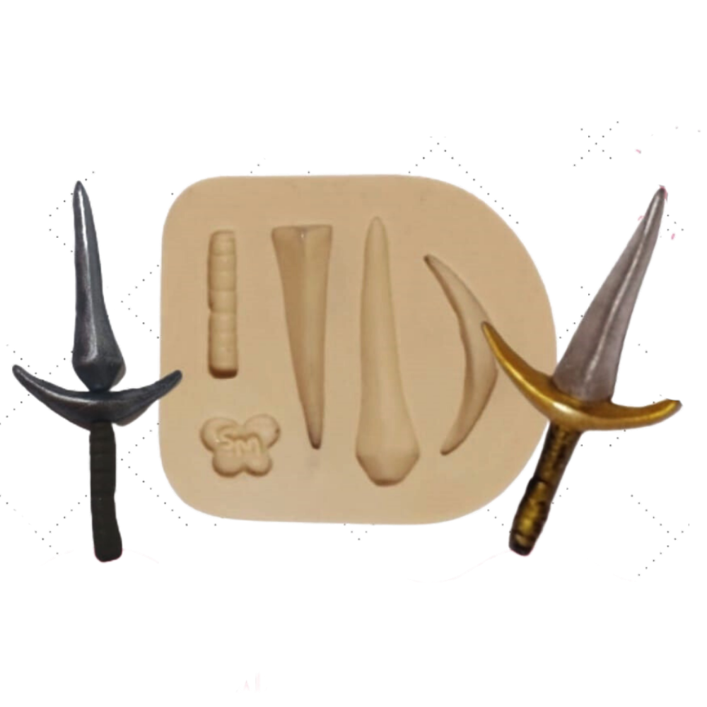 Molde de Silicone Arminha Ninja - Cód 1152