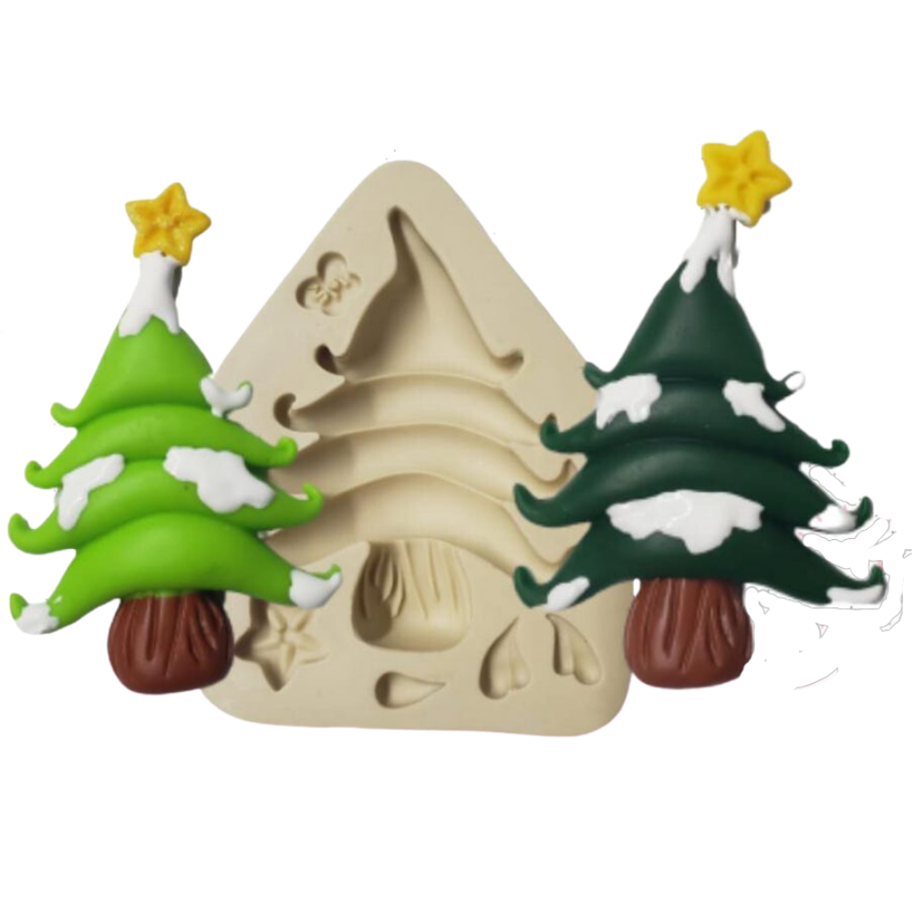Molde de Silicone Árvore de Natal Gominho - Cód 1119