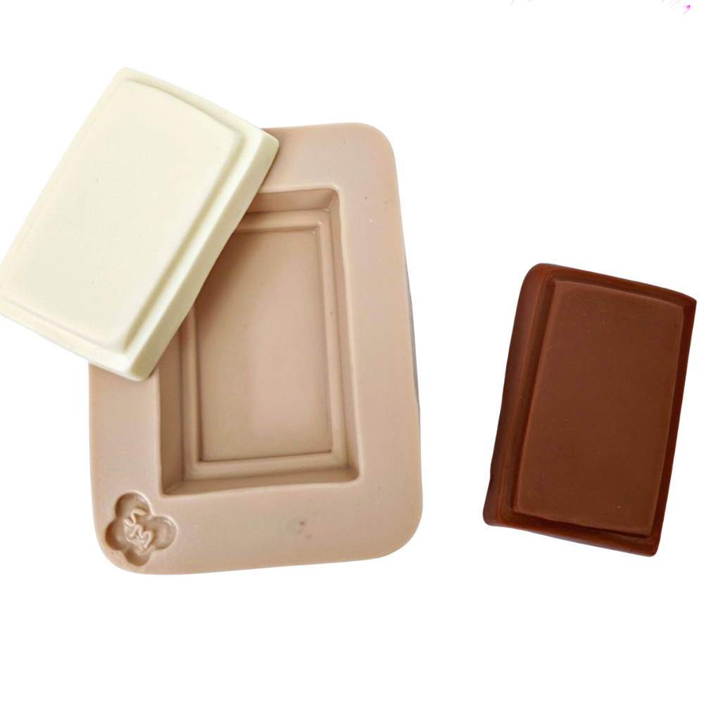 Molde de Silicone Barrinha de Chocolate Lisa