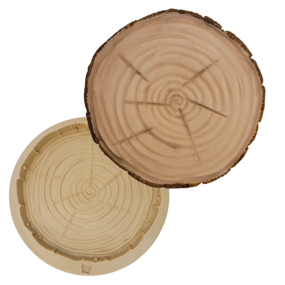Molde de Silicone Base Cenário Tronco - Cód 1367
