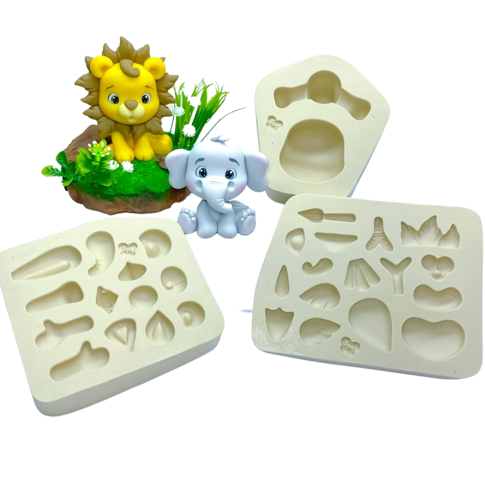 Molde de Silicone Bicharada do Hugo