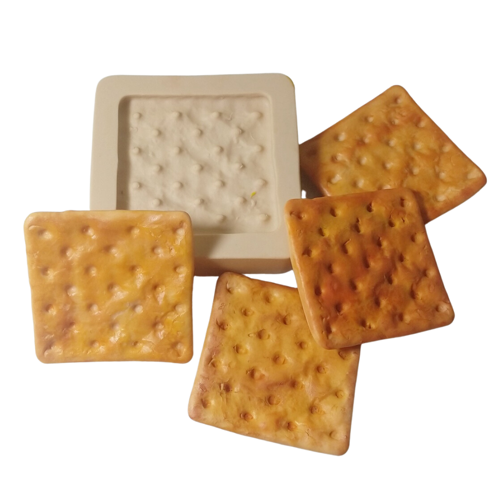 Molde de Silicone Bolacha agua e sal
