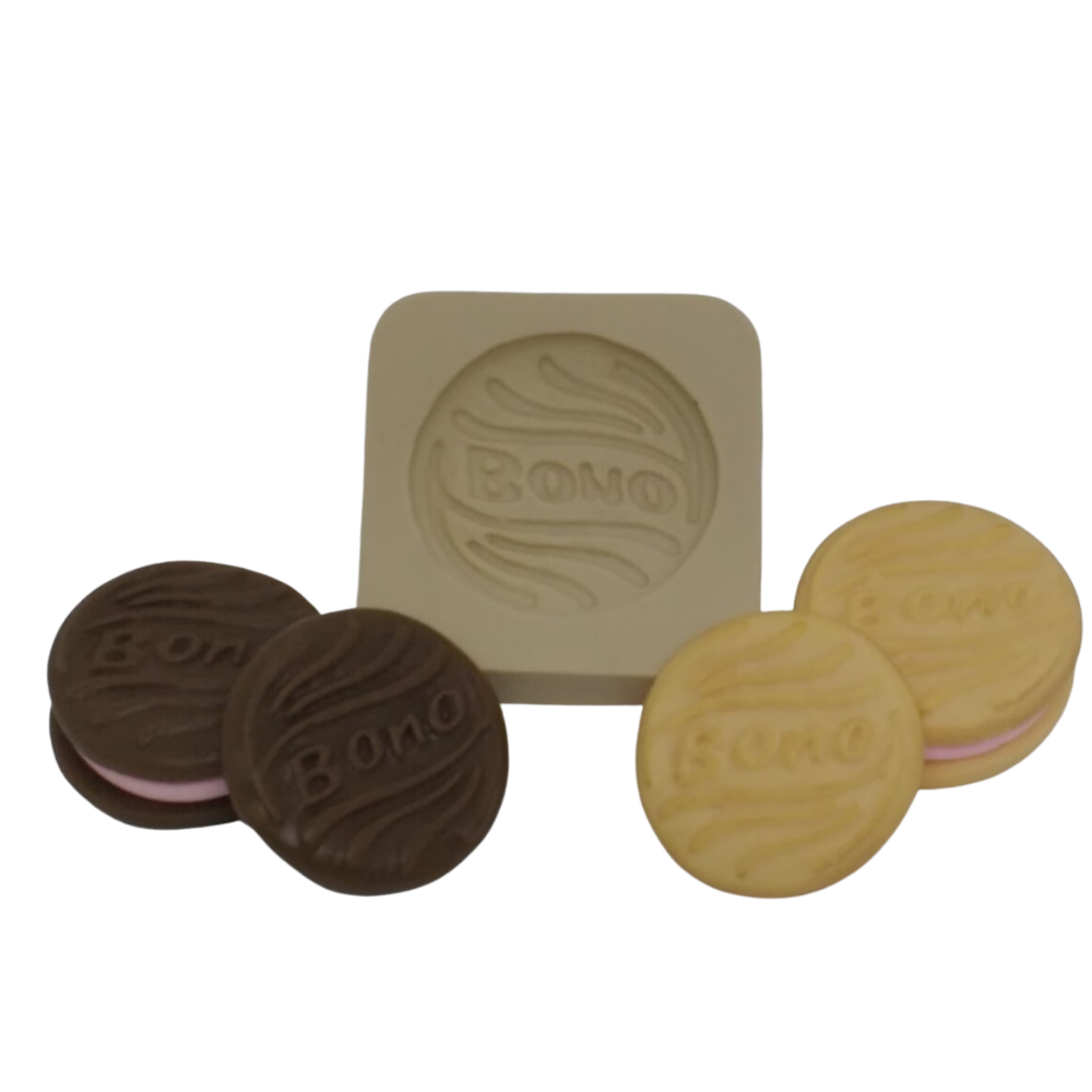 Molde de Silicone Bolacha Bonoo - Cód 446