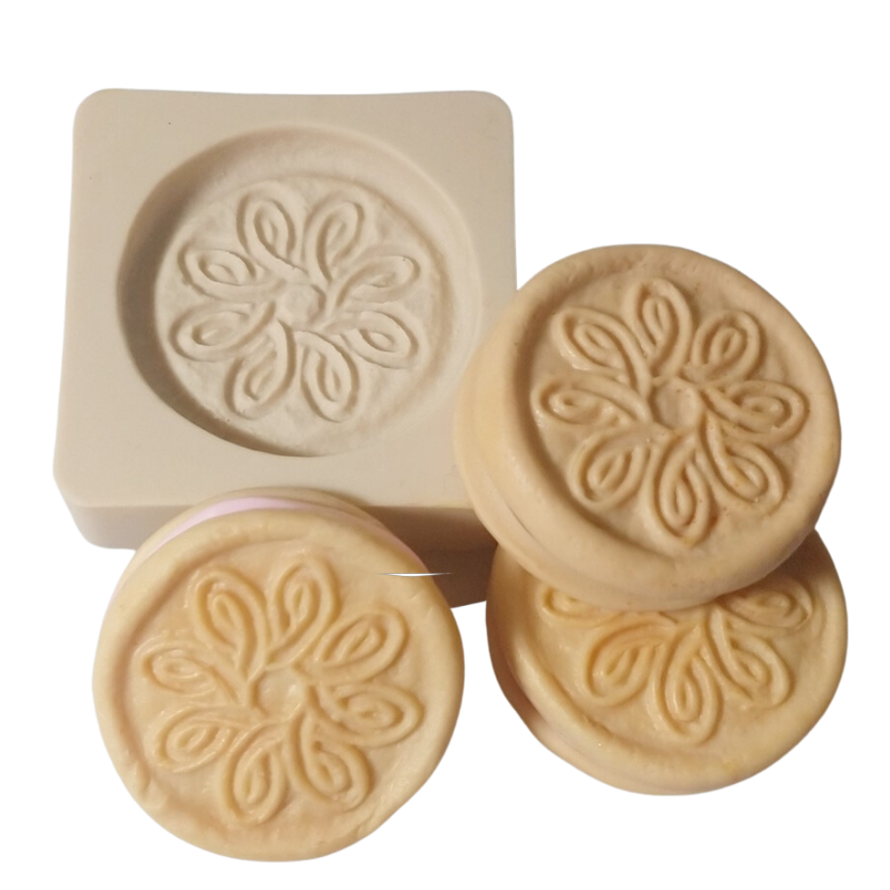 Molde de Silicone Bolacha trabalhada