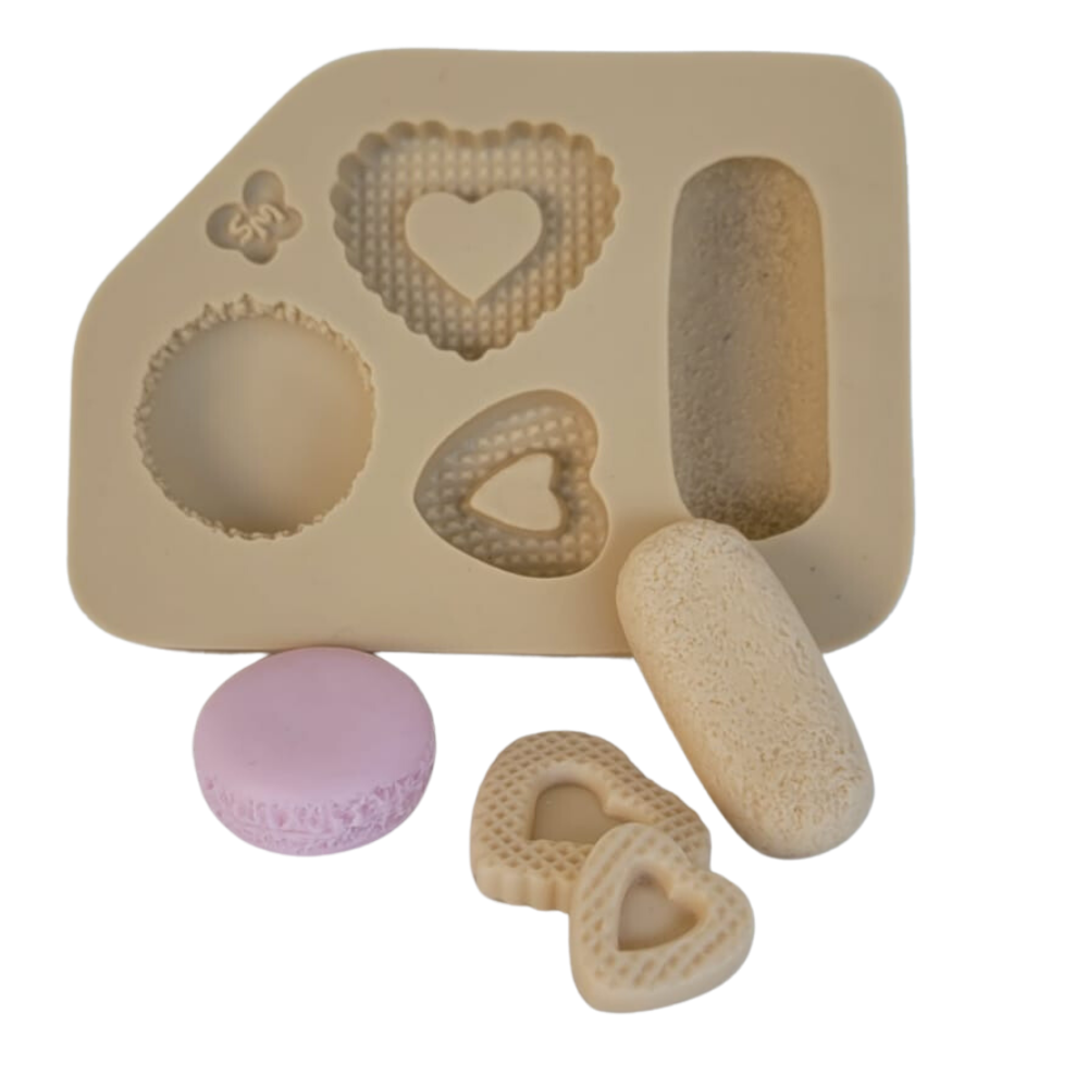 Molde de Silicone Bolachas Especiais - Cód 1077