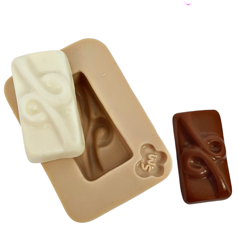 Molde de Silicone Bombom Barrinha Elo - Cód 801