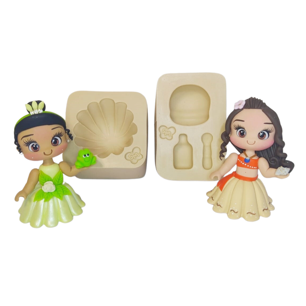 Molde de Silicone Boneca Amorzinho da Kaah P