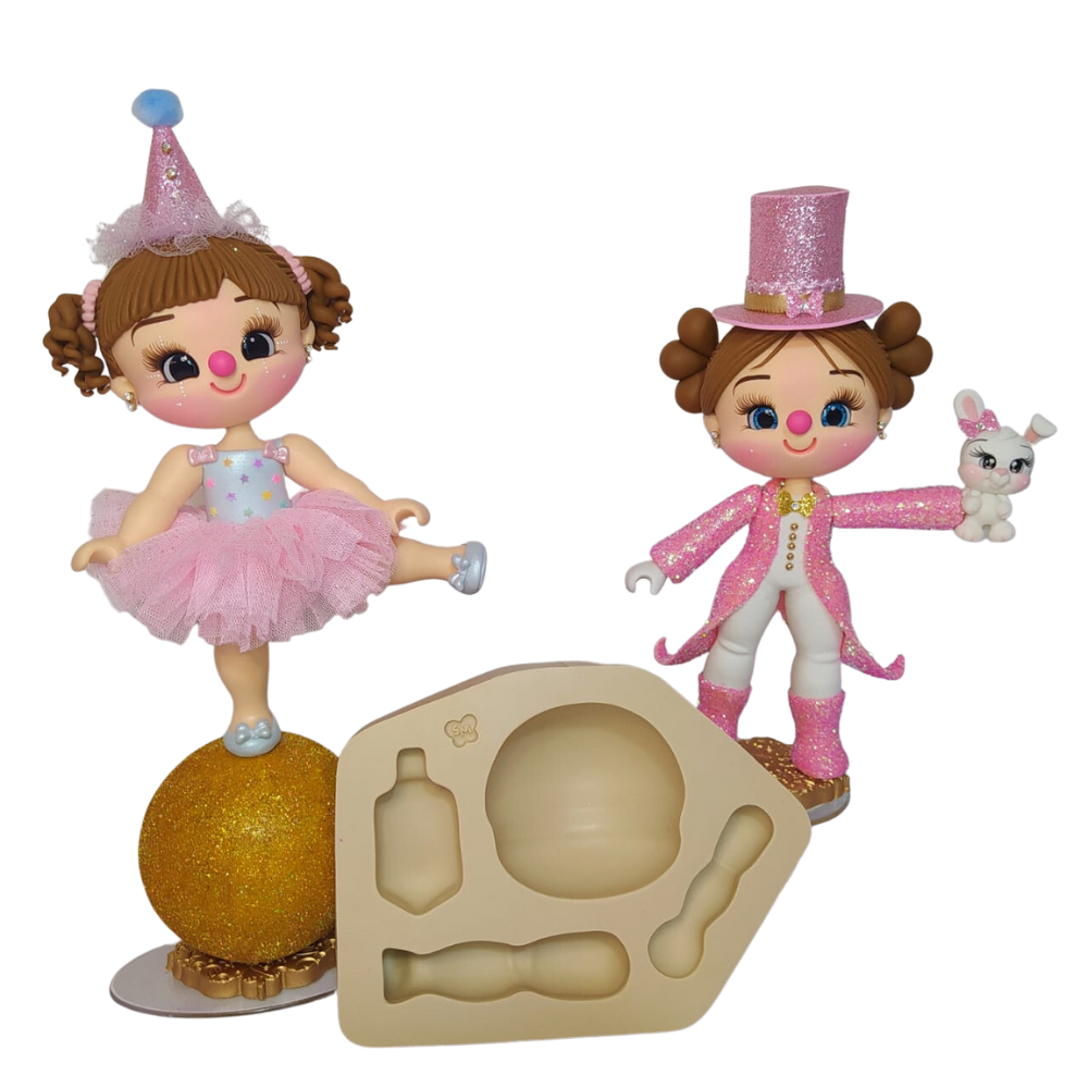 Molde de Silicone Boneca Karine G