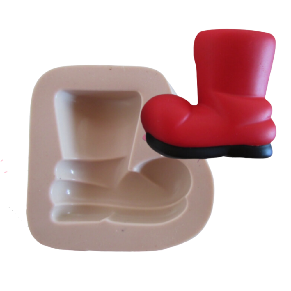 Molde de Silicone Bota Papai Noel 1 - Cód 084
