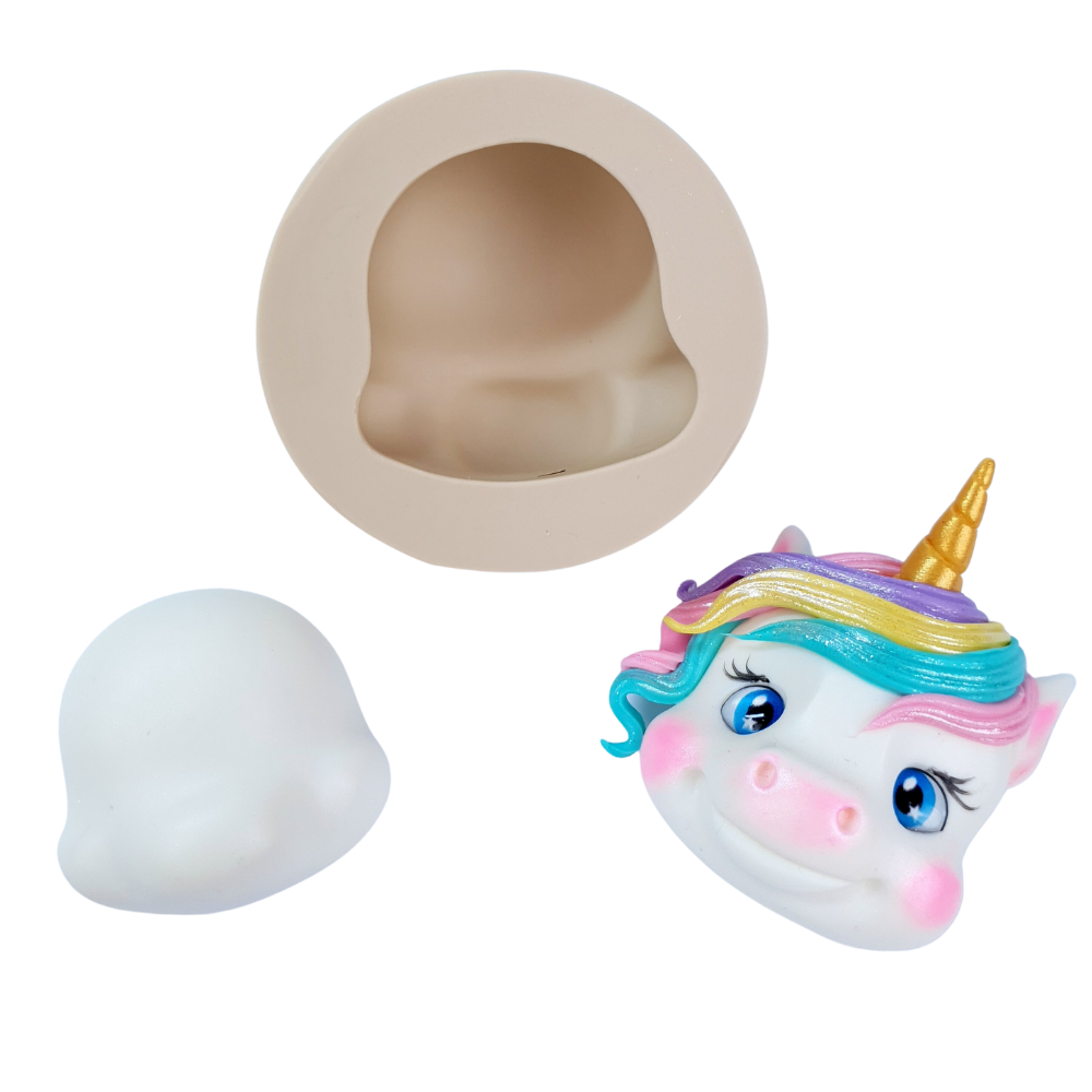Molde de Silicone Cabeça de  bichinhos com Fuça  G - Cód 950