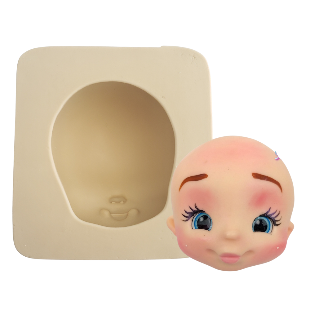 Molde de Silicone Cabeça Modelada G