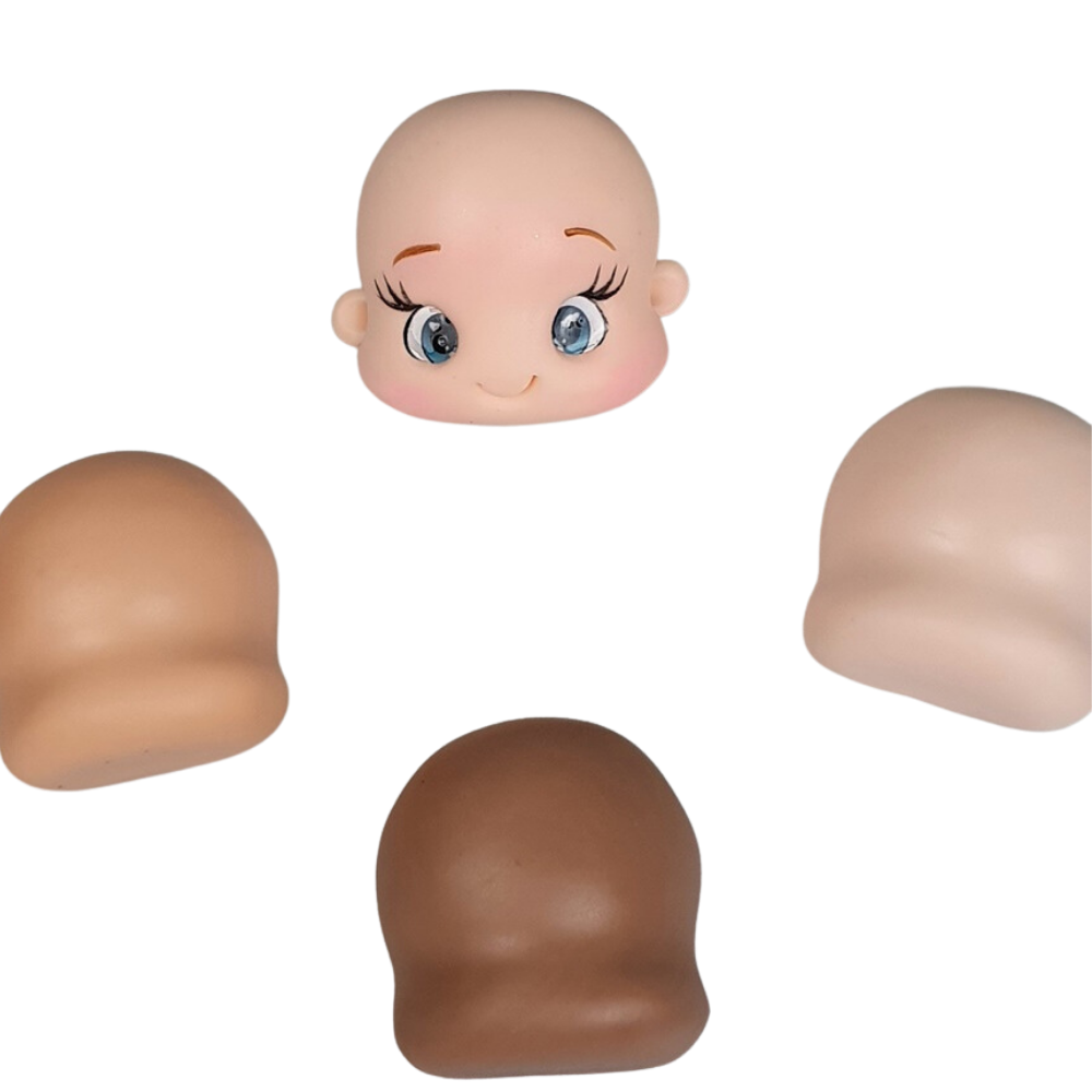 Molde de Silicone Cabecinha da Fofucha