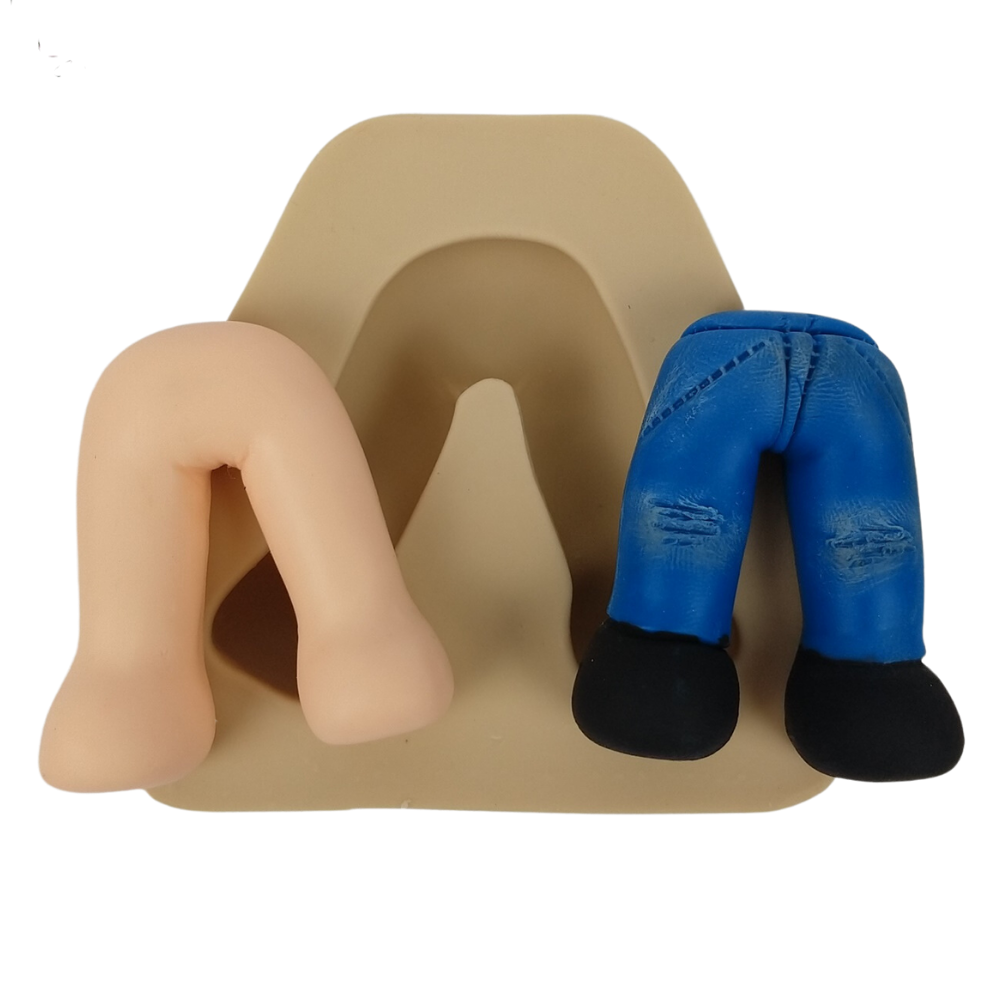 Molde de Silicone Calça Fofinha M