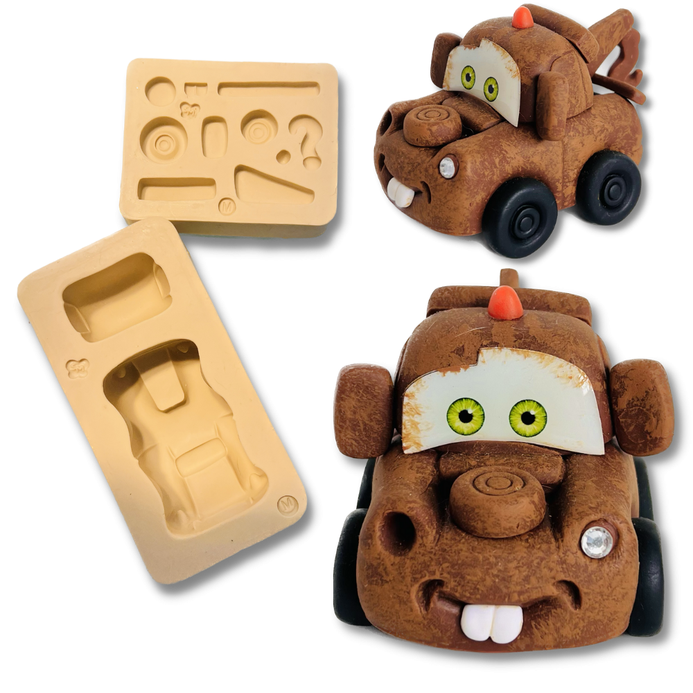 Molde de Silicone Carro Guincho - Cód 1260