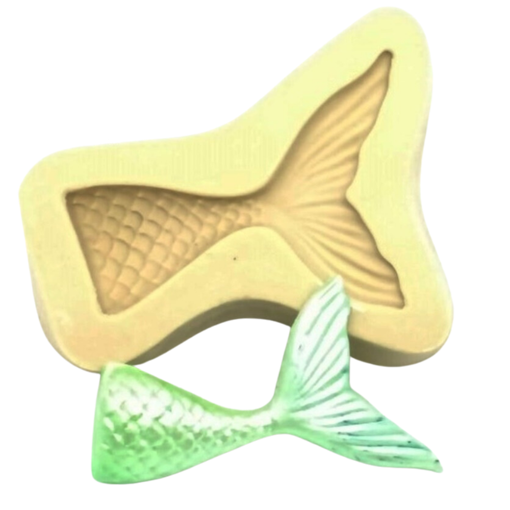 Molde de Silicone Cauda de Sereia P - Cód 453