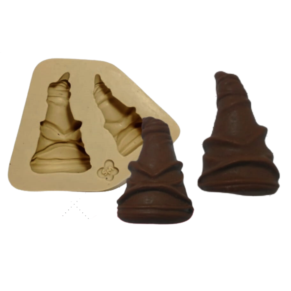 Molde de Silicone Chapéu Mágico Potter Maiores - Cód 1145